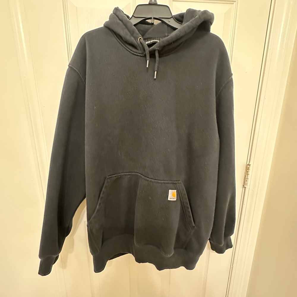Men’s XL Black Carhartt Rain Defender Hoodie